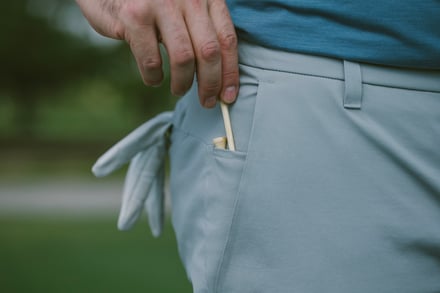 ゴルフ用パンツのポケット