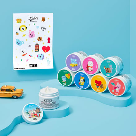 キールズ」が「BT21」とコラボ 人気クリームが限定エディションで登場