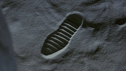 月面の足跡