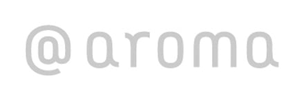 アロマブランド「アットアロマ」のロゴ