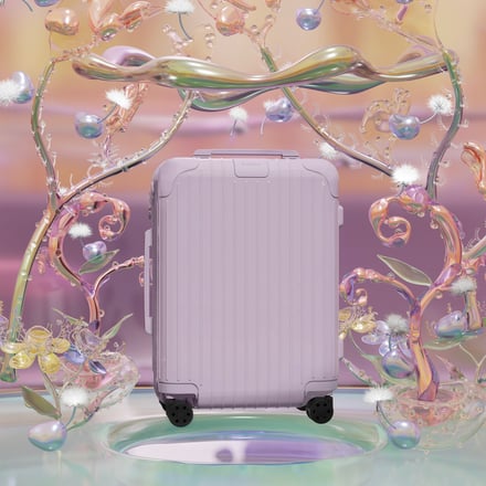 パステルカラーのスーツケースパステルカラーのスーツケース