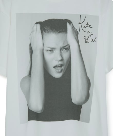 スペシャルブック付きMサイズ MILK WEBER Kate Moss Tシャツ ケイトモス