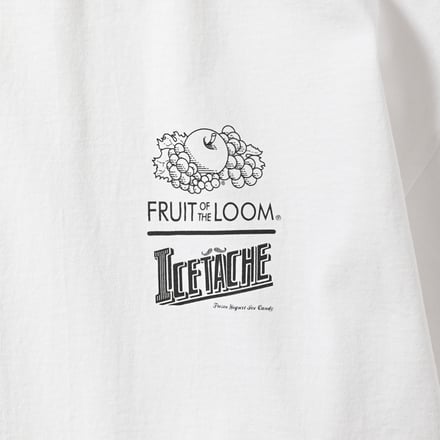 フルーツオブザルームとアイスタッシュのコラボTシャツ