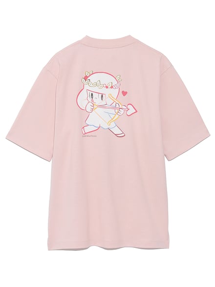 タイ発のキャラクター「マムアンちゃん」のイラストをデザインしたピンクのTシャツ