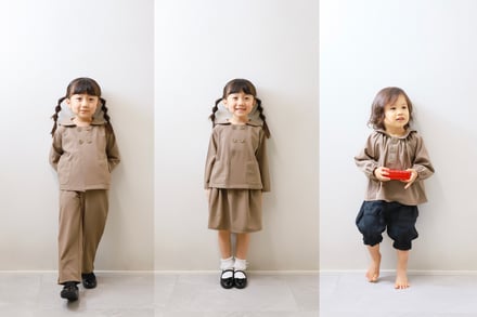ナノユニバースがプロデュースした園児用の制服