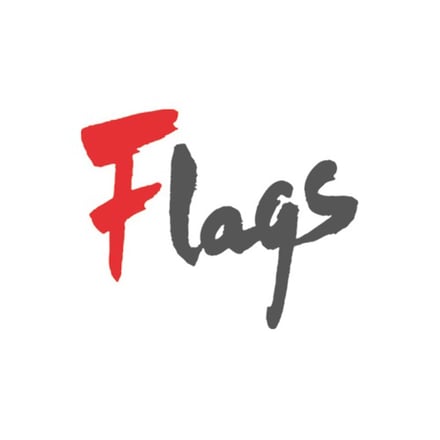「Flags」のロゴマーク