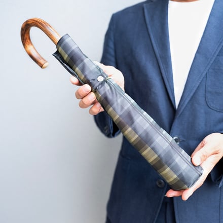 槙田商店が新たに発売した紳士向けの日傘「Shade」