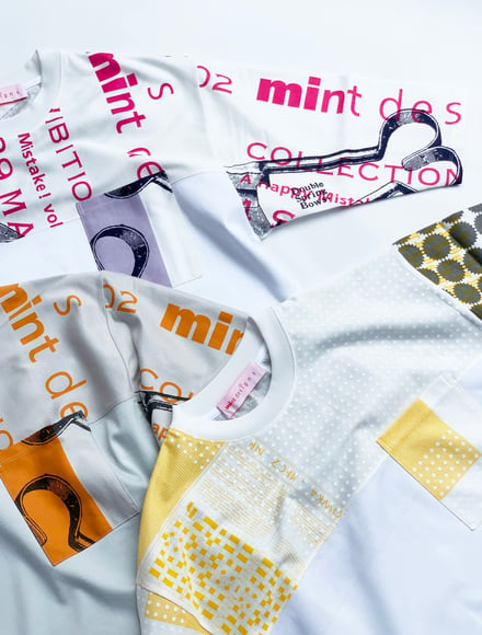 ミントデザインズが伊勢丹で開催するポップアップで展開するプリントTシャツ
