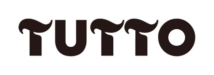 新たなクラフトジェラートブランド「トゥット」の黒いロゴ