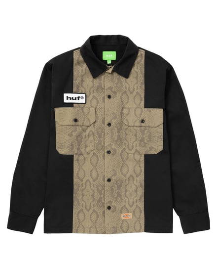 HUF x DICKIES® サービスシャツ XL-