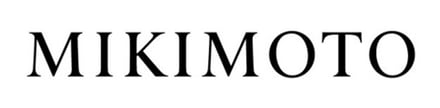 「MIKIMOTO」の黒いロゴ