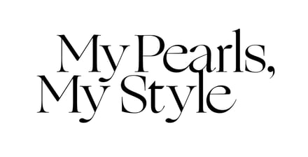 「My Pearls, Mt Style」と書かれた黒いロゴ