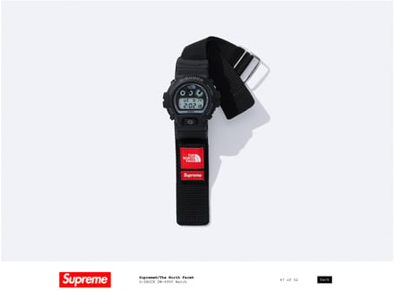 Supreme The North Face シュプリーム G-SHOCK黒 - 腕時計(デジタル)