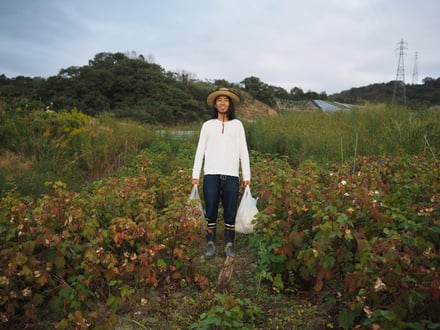 自ら育てた綿から服を作るプロジェクト「land to skin」の活動を収録した書籍「LAND TO SKIN」
