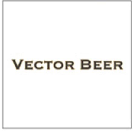 クラフトビール「ベクタービア」のロゴ