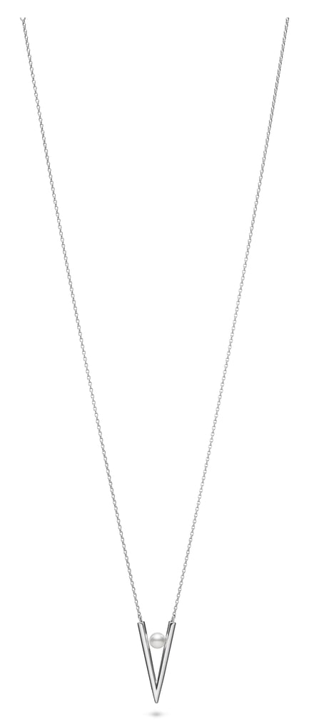 ペンダント アコヤ真珠、SIL 製（全長約 64cm）税込7万7000円