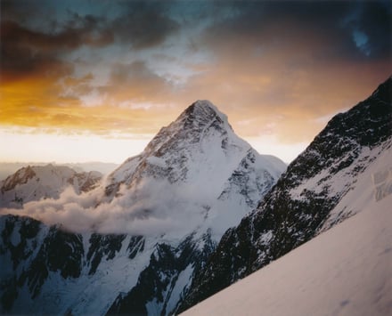 K2の山頂から見える山