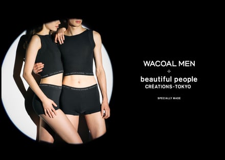 WACOAL MEN ÷ beautiful people “boxer tops” & “boxer pants”
