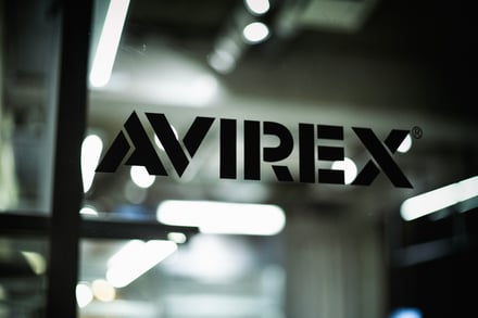 AVIREX 原宿店の内観写真