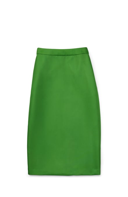 グリーンのスカート