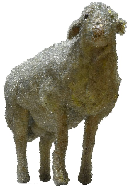 羊の形のオブジェ