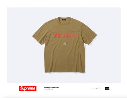 パターン supremeアンダーカバールパンTシャツ 新品未使用 - Tシャツ