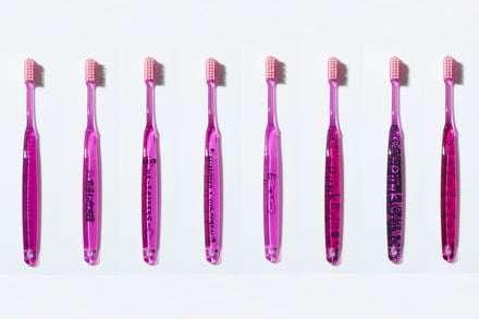 ピンク色の歯ブラシ8種類