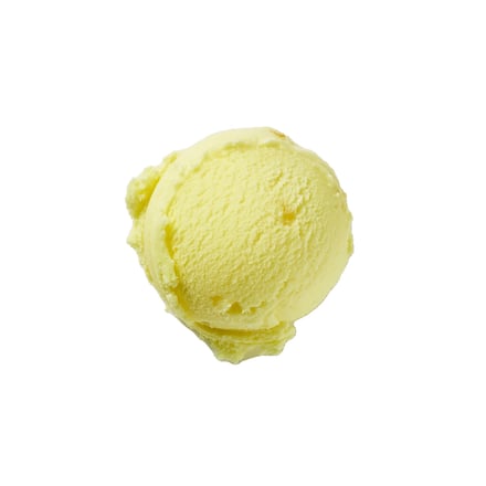 黄色のアイスクリーム