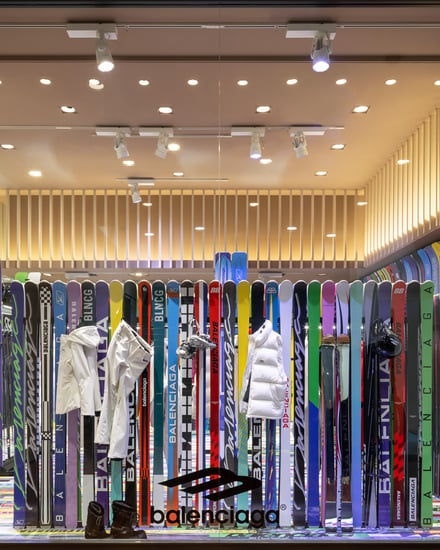 Balenciaga Skiwear Collection Pop up