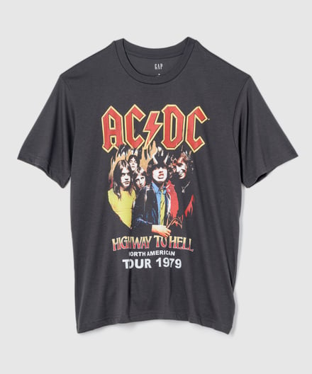 「AC/DC」バンドTシャツ