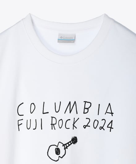 ColumbiaとFUJI ROCKのコラボTシャツ