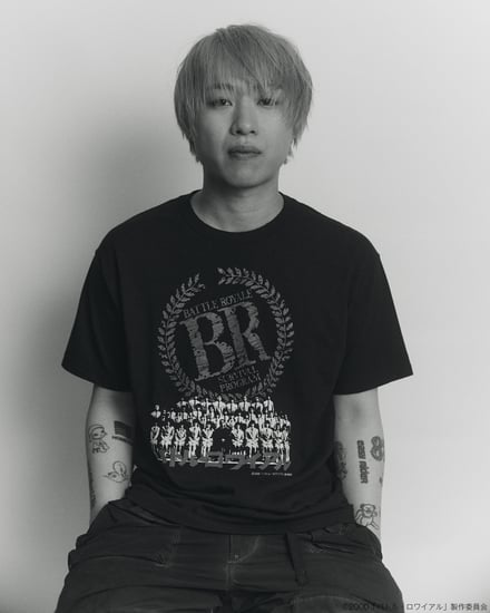 ウェーバー☓バトル・ロワイアルTシャツ イメージヴィジュアル 岡本大陸