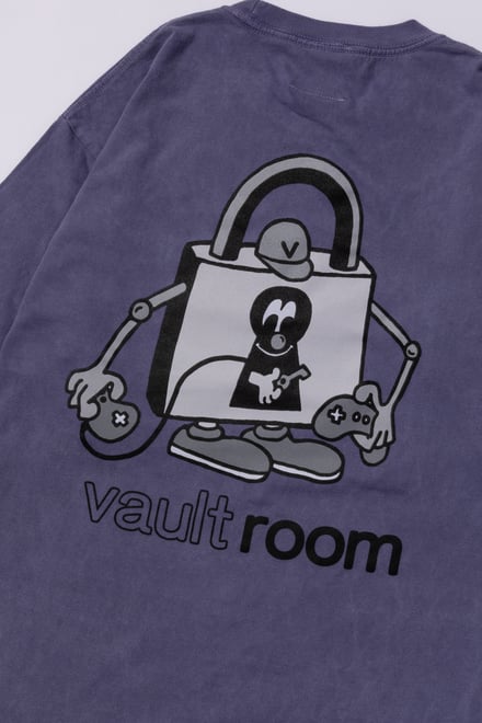 ゲーミングコミュニティ「vaultroom」のオリジナルTシャツ