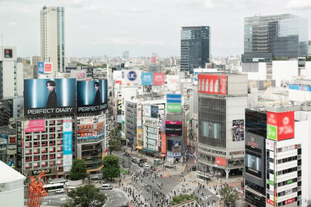 渋谷スクランブル交差点