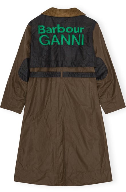 Barbour Ganni Wax Trench