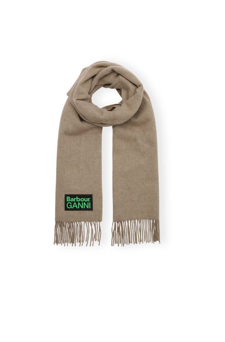 Barbour Ganni Wool Scarf