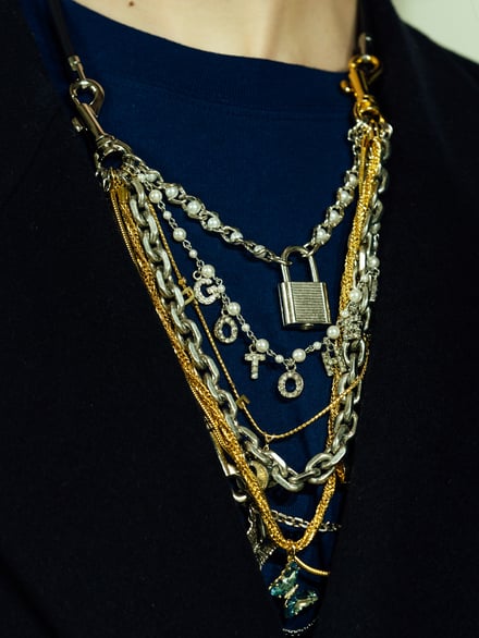 doublet × Colantotte MAGNETIC “GO TO HELL” NECKLACE