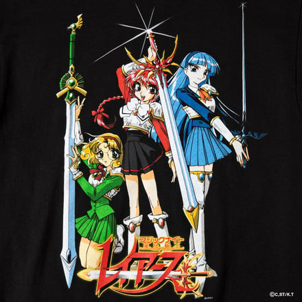 GEEKS RULE「魔法騎士レイアース」Tシャツ プリントディティール