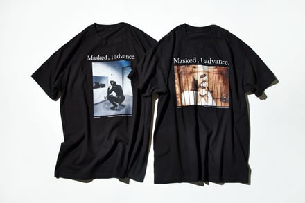 「Masked , I advance.」Tシャツ