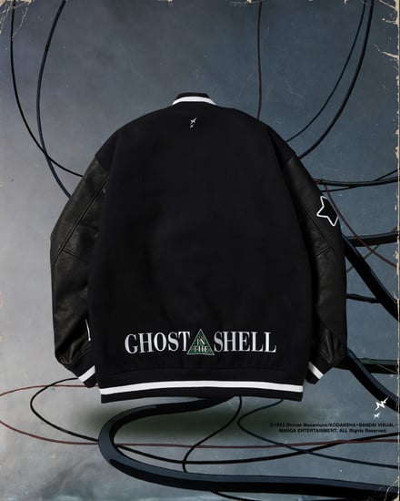 GHOST IN THE SHELL × WHIZLIMITED × GEEKS RULE STUDIUM JUMPER