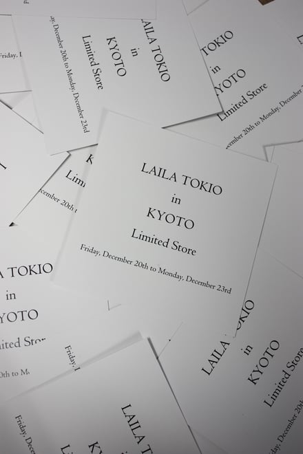 LAILA TOKIO IN KYOTO LIMITED STORE Visual