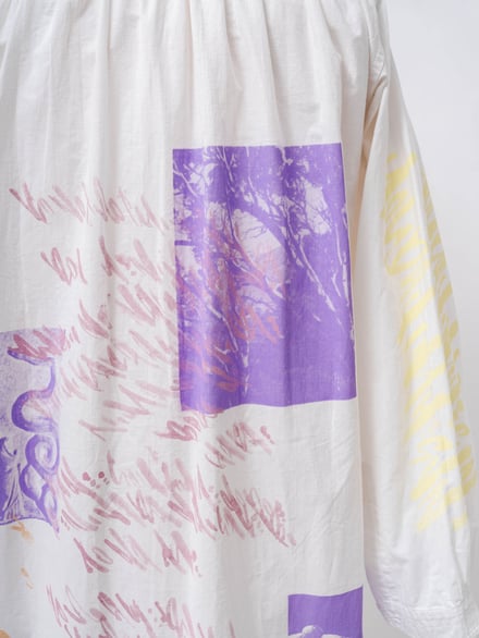 AMANE MURAKAMI×THENIME  25SS SPECIAL COLLABORATION  HAND PAINT SHIRT