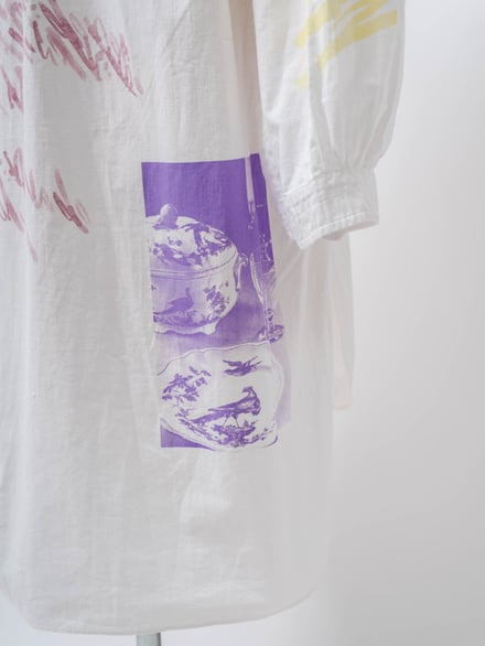 AMANE MURAKAMI×THENIME  25SS SPECIAL COLLABORATION  HAND PAINT SHIRT