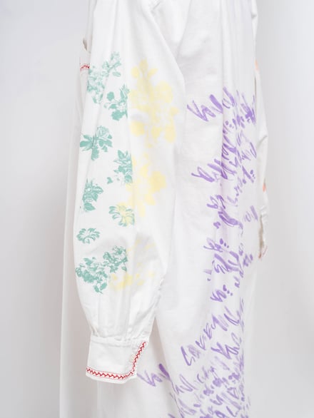 AMANE MURAKAMI×THENIME  25SS SPECIAL COLLABORATION  HAND PAINT SHIRT