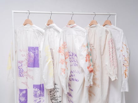 AMANE MURAKAMI×THENIME  25SS SPECIAL COLLABORATION  HAND PAINT SHIRT