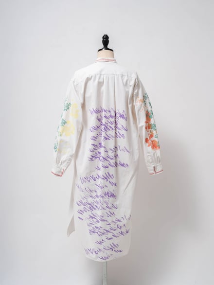 AMANE MURAKAMI×THENIME  25SS SPECIAL COLLABORATION  HAND PAINT SHIRT