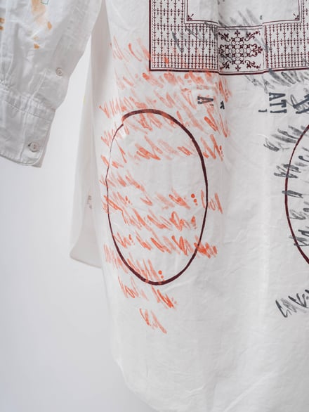 AMANE MURAKAMI×THENIME  25SS SPECIAL COLLABORATION  HAND PAINT SHIRT