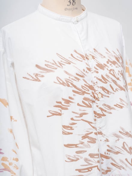 AMANE MURAKAMI×THENIME  25SS SPECIAL COLLABORATION  HAND PAINT SHIRT