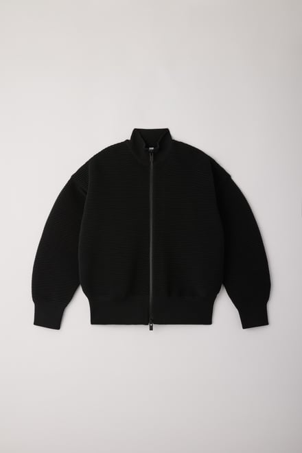 品番：CF008KC044 品名：TC STRATUM STAND-UP COLLAR BOMBER JACKET 色名：BLACK