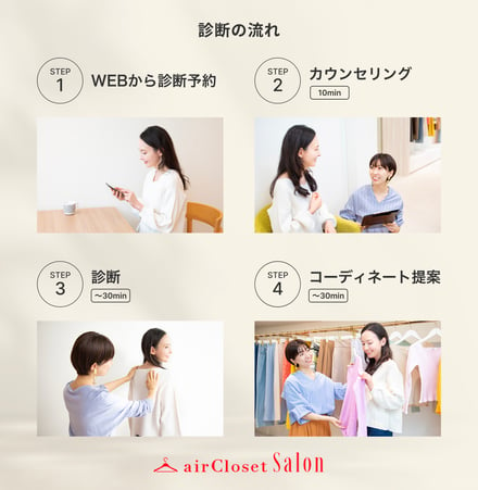 骨格・カラー診断サロン「エアクロサロン（airCloset Salon）」